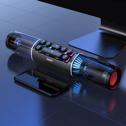 Soaiy SH19 Gaming Desktop Bluetooth Speakers (High Bass)