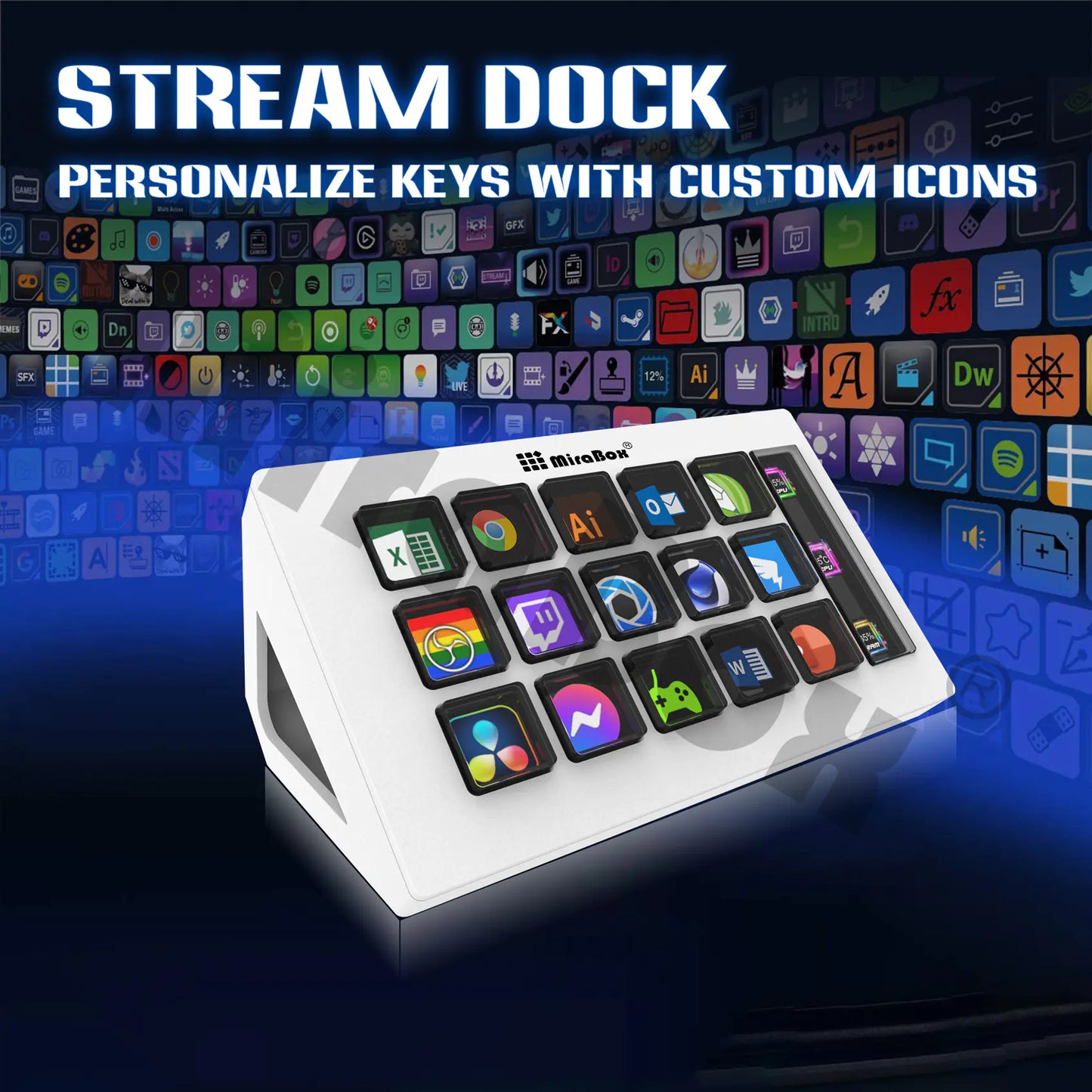 LCD Screen Custom Macro Keypad