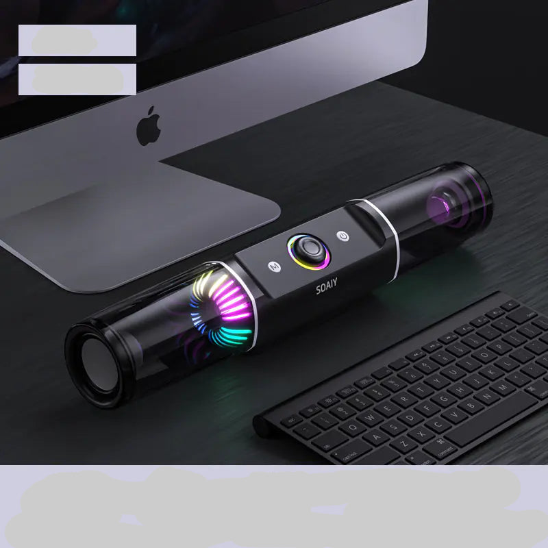 Soaiy SH19 Gaming Desktop Bluetooth Speakers (High Bass)