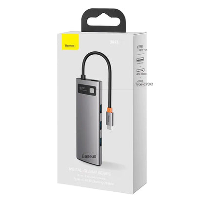 Baseus Metal Micro-light Series 8-in-1 Type-C Hub