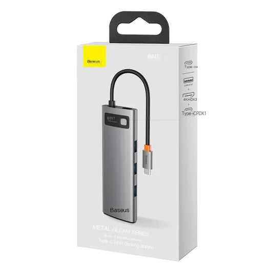 Baseus Metal Micro-light Series 8-in-1 Type-C Hub